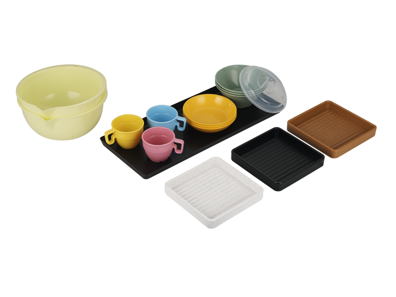 肉皿＆タマゴカップ＆レンジボール＆お子様取り皿＆お子様カップ＆冷蔵庫トレー＆レンジカバー