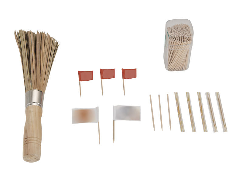 竹刷&牙签旗&牙签